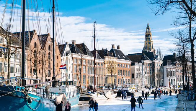 Groningen im Winter